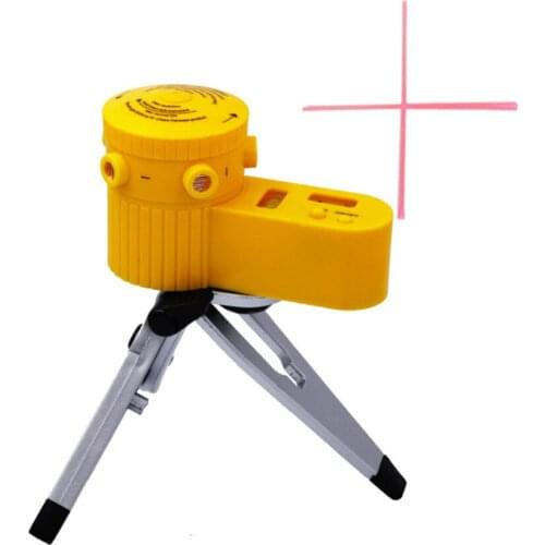 Multifunction Cross Laser Level Leveler LED Vertical Horizontal Line Tool With Tripod With Tripod