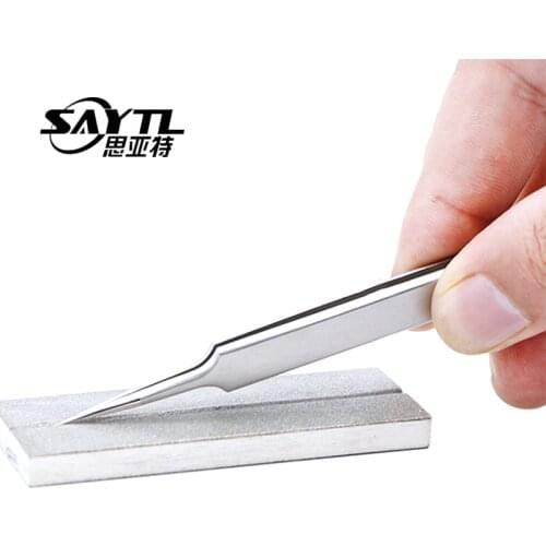 SAYTL Multifunctional Tweezer Corrector Tool Repairing Tool for Tweezer Soldering Iron Knife Pointed Head Correction