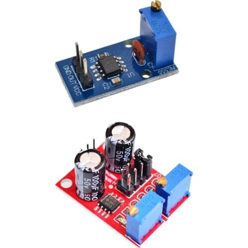 NE555 Pulse Frequency Duty Cycle Adjustable Module 10kHz -200kHz Square Wave Signal Generator for arduino DIY Kit