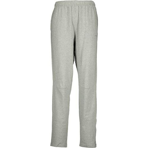 Mens Gray knitted Sports Pants Cotton Fitness Jogging Trousers With Pockets Waist Drawstring Workout Comfortable Loose Pants