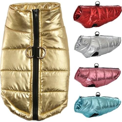 Clothes For Large Dogs Waterproof Big Dog Vest Jacket Autumn Winter Warm Pet Dog Coat Clothing For Dogs Chihuahua Labrador S-7XL