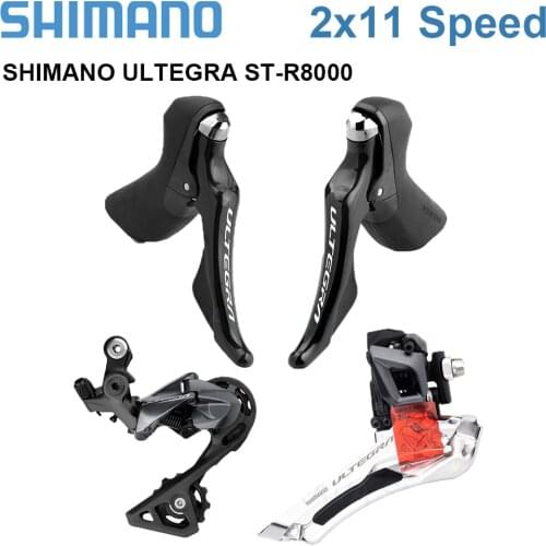 SHIMANO ULTEGRA R8000 Groupset 2x11 Speed ST+FD+RD Front Rear Derailleur Road Bike Part Bicycle 11S Shifter Lever