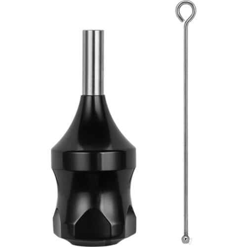 1 Set 27mm Professional Tattoo Grips Aluminium Alloy Tattoo Machine Grip Tube With Needle, Tattoo Body Handle Accessories Tools