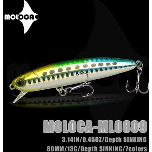 Fishing Accessories Lure Minnow Sinking Weights 13g 80mm Peche A La Carpe Fish Isca Artificial Full Water Leurre Angeln Tackle