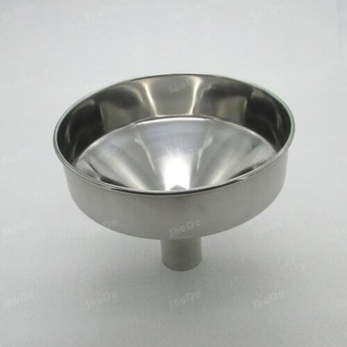 Hopper funnel diameter 19cm 20cm 24cm steel funnel Large stainless steel