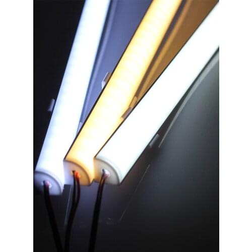 5PCS 50CM LED Bar Light 5730 5630 L shape Aluminum LED Hard Strip Light DC12V for wall corner Kitchen under cabinet Light