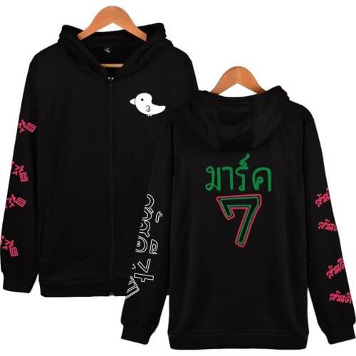 GOT7 real Thai Zipper Hooded Sweatshirt Harajuku Casual Loose Cotton Plus Polyester Hoodie Fashion Print High Quality Clothes