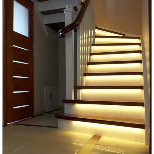 Smart Stair Light wall+lamps Night Induction Stair Light wall lamp luminaria light modern wandlamp Turn On When You Walk On Them