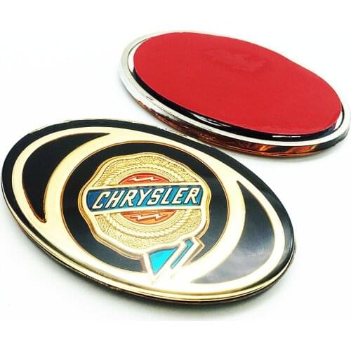 High Quality Car Hood Front Bonnet Grille Grill Emblem Badge Logo Sticker Decals For Chrysler 300C Mopar Car Styling Accessories