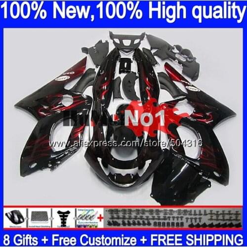 YZF 600R For YAMAHA Thundercat YZF-600R Red flames 39MC.63 YZF600R 2002 2003 2004 2005 2006 2007 96 02 03 04 05 06 07 Fairing