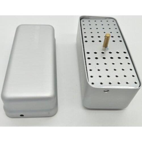 1PC Dental Material 72 Holes Bur and Enlarge Needle Sterilization Box