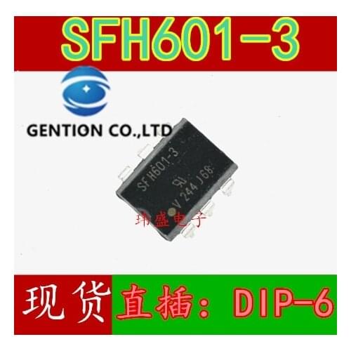 10PCS SFH601-3 DIP-6 SFH601 light coupling SFH601-3 in stock 100% new and original