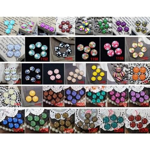 1200-1300 20pcs 12mm Handmade Photo Round Glass Cabochon beads-Image Glass Cabochon