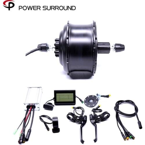 2020 Waterproof Eletrica 48v500w Fat Rear Cassette Brushless Hub Motor Snow Conversion Electric Wheel Ebike System