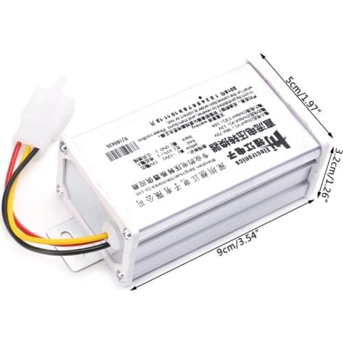 OOTDTY DC 36V 48V 72V To 12V 10A 120W Converter Adapter Transformer For E-bike Electric High Quality