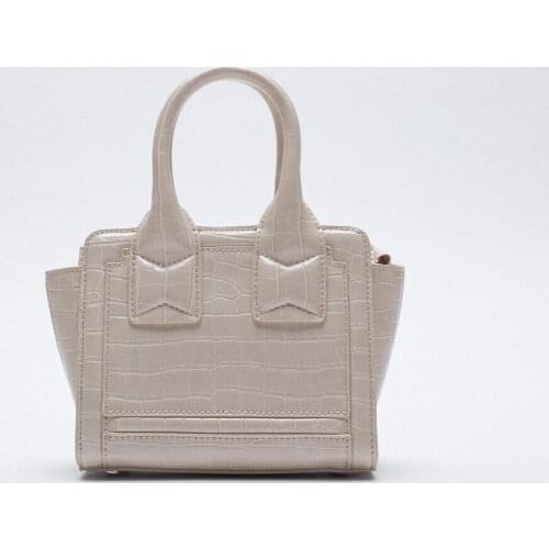 Brands Trapeze Shape Women Handbags Designer Chain Crossbody Bag Luxury Crocodile Pu Leather Shoulder Bag Mini Female Purse 2021