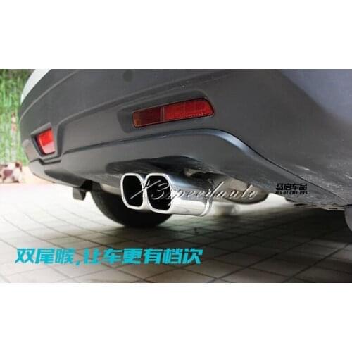 For Suzuki S-Cross 2014 SX4 Exhaust Muffler Tip Pipe Stainless Steel Car Styling