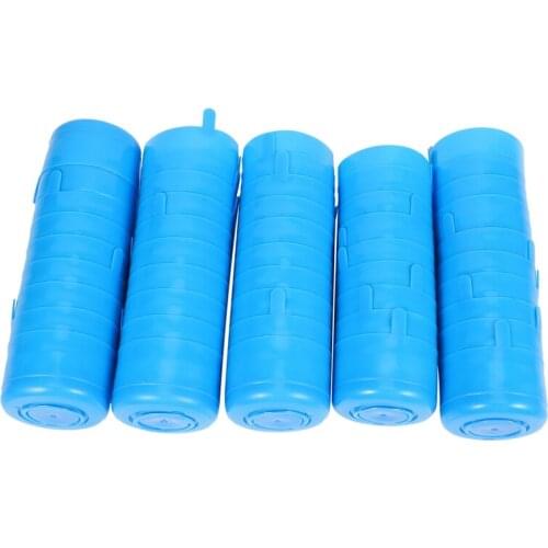 50Pack Non Spill Caps Reusable Water Jug Cap Water Bottle Snap on Cap Replacement Water Jug Caps