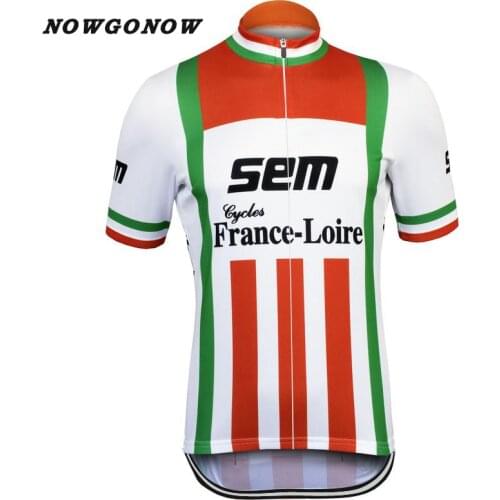 NEW 2017 JIASHUO France Retro Maillot Bike RACE Team Cycling Jersey / Wear / Clothing Breathable Customized Ropa CICLISMO