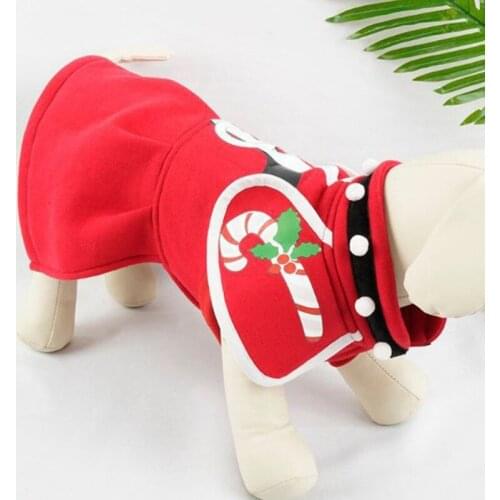 Pet Dog Clothes Christmas Dog Dress Xmas Costume Dog Yorkie Chihuahua Clothes Dresses Pet Clothing