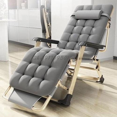 Office Recliner Folding Lunch Break Siesta Bed Home Leisure Lazy Backrest Portable Balcony Beach Chair
