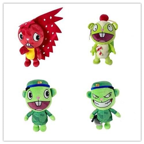Happy Tree Friends Plush Toy Doll Stuffed Soft Cartoon HTF Flippy Toy Christmas Birthday Gift For Children