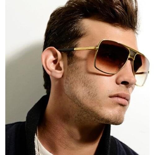 Fashion Luxury Men Sunglasses Vintage Retro Stylish Designer Sun Glasses Modern Women Fashion Metal Glasses UV400