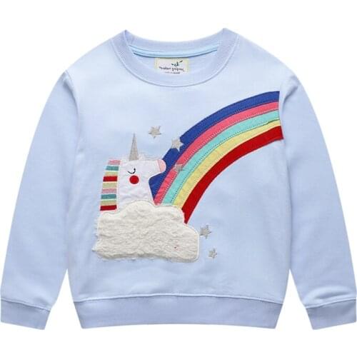 Jumping Meters Boys Sweater Warm Printed Dinosaur Baby Girls Boys shirt Kids Long Sleeve Tops 100% Cotton 2018 Winter Clothes