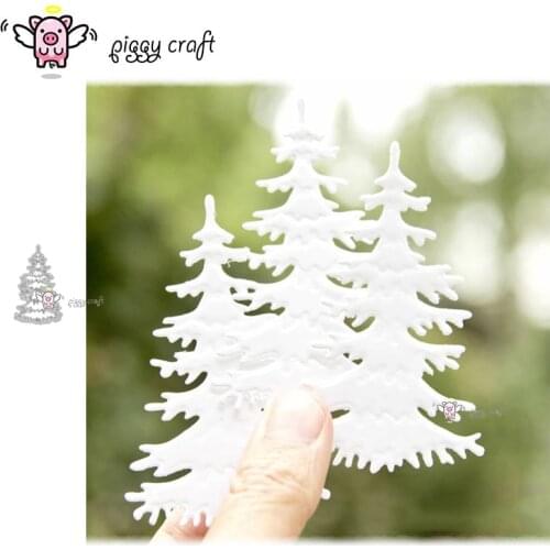 Piggy Craft metal cutting dies cut die mold Christmas tree decoration Scrapbook paper craft knife mould blade punch stencils die