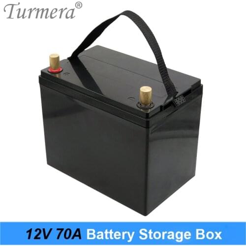 Turmera 12V 70Ah 90Ah 100Ah Battery Storage Box for 3.2V Lifepo4 Battery for 24V 48V Solar System Uninterrupted Power Supply Use