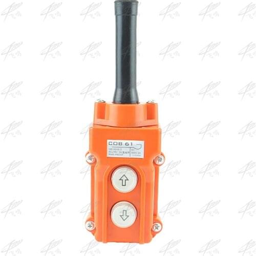 COB-61 Rainproof Hoist Push Button Switch for Hoist Crane Control 250V 5A