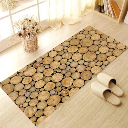 Crude wood pattern floor sticker Kitchen Study Room waterproof non-slip wear-resistant floor stickers fashion Home decoration