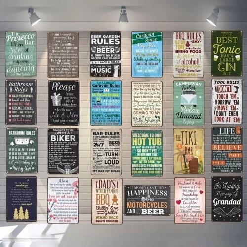 Home Without Cat Is Just a House Pet Sign Metal Animal Tin Sign Vintage Plates For Wall Art Retro Home Decor 30X20CM