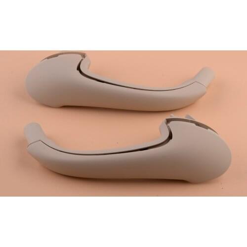 1 Pair Car Interior Front Door Pull Handle 20381015511434 Fit For Mercedes Benz W203 C-Class 2003 2004 2005 2006 2007 Beige