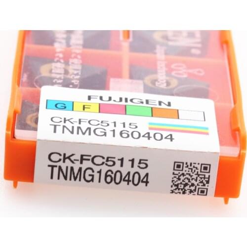 10PCS CK FC5115 TNMG160404 CNC Lathe Cutter Tools Hard Alloy Inserts CNC Turning Tools Carbide Blades