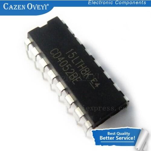 10pcs/lot CD4052BE CD4052 DIP-16 In Stock