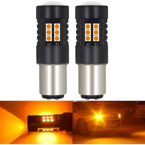 2Pcs 1156 BA15S P21W BAU15S PY21W BAY15D P21/5W LED Car Brake Bulbs Turn Signals Auto Backup Reverse Lamp Daytime Running Lights