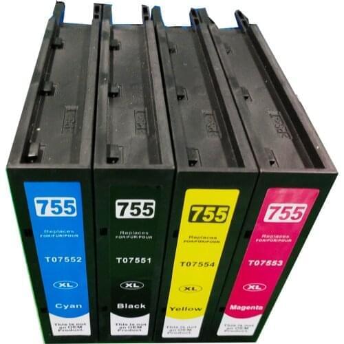 4BK+2C+2M+2Y Compatible Ink Cartridge For EPSON T7551 T7552 T7553 T7554 WF-8090DW 8090DWF 8510DWF 8010DW 8090DTW Printer