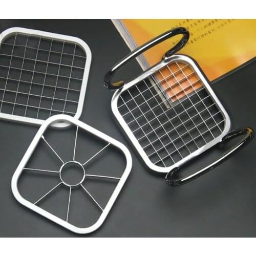 5 in 1 Multifunctional Fruit Cut Stainless Steel Apple Cut Potato Stainless Steel Cutting French Fries Corer Knife