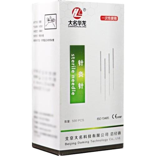 500 pcs acupuncture massage treament sterile acupuncture needle Disposable needles 0.17/0.18/0.20/0.25/0.30mm