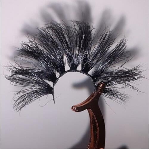 Buzzme 3D Real Mink 25mm Length False Eyelashes Only With Tray Long Lasting Dramatic Lashes Natural Soft Make Up Eyelash