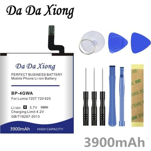 Da Da Xiong 3900mAh BP-4GWA BP4GWA Li-ion Phone Battery for NOKIA Lumia 720T 720 625 625h