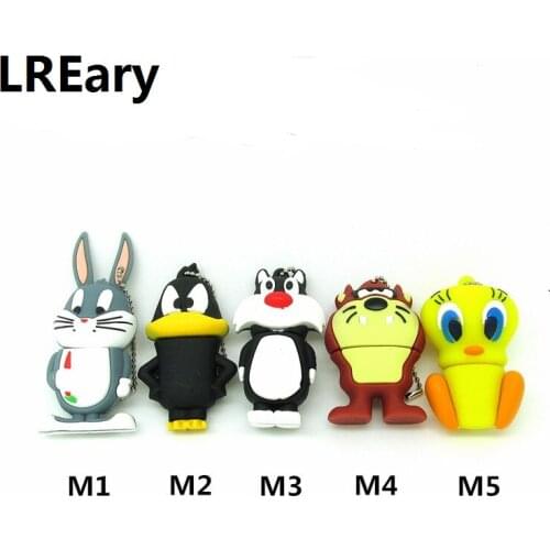 New Cute Cartoon Looney Tunes usb flash drive pen drive 32g 16g 8g 4g flash memory stick pendrive USB2.0