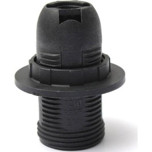Small E14 Style Normal Screw Light Bulb Lamp Holder Socket Lampshade Ring