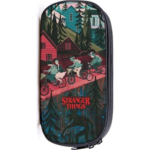 Stranger Things 3 Multifunction Kids Pencil Bag Children Boys Girls Kids Pencil Box Cute High Quality School Stationery Supplies