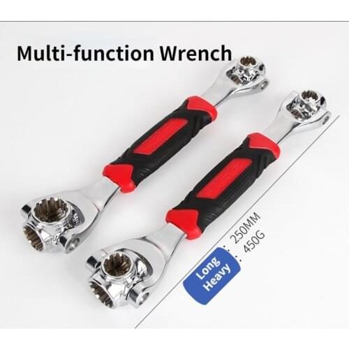 Multi-function Wrench / 52 Syncretic Multifunctional Socket Wrench Set/universal Rotating Long Wrench
