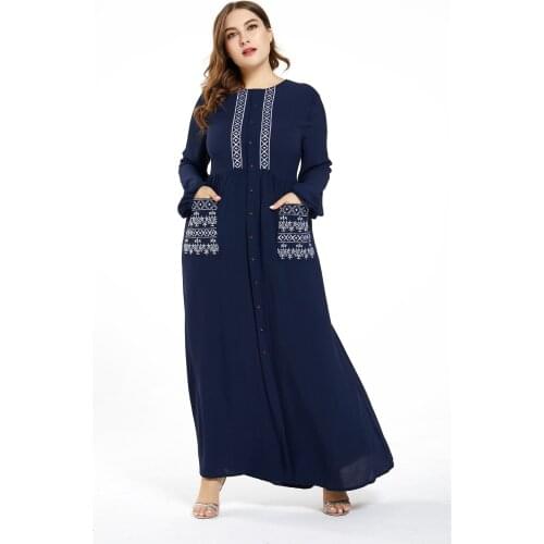 Aligaia Fashion Plus Size Printing Dress For Women 2021 Summer New Dubai Turkish Muslim Dress Islam Clothing Dresses