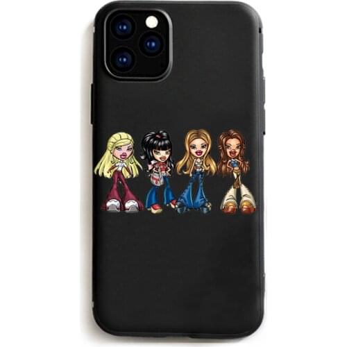 Fashion girl Bratz Cute doll Phone Case for iPhone 12 11 Pro mini 8 7 6 6S Plus X SE 2020 XR 12 pro XS MAX Silicone Case