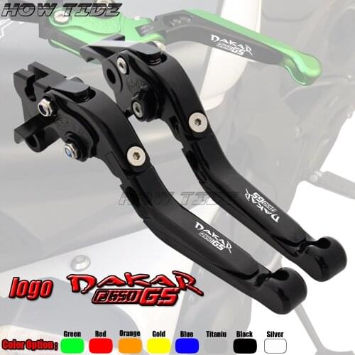 Motorcycle Folding Extendable CNC Moto Adjustable Clutch Brake Levers For BMW F650GS F650 GS Dakar 650GS 2003-2007