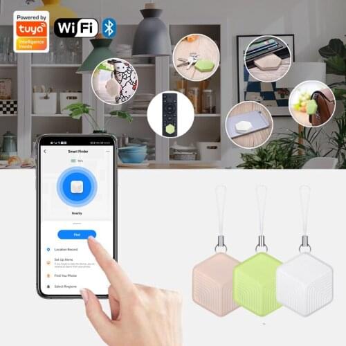 Tuya Smart Life Anti-lost Bluetooth Finder Device,Mobile Phone Lost Alarm,Bi-Directional Finder,Tag GPS Tracker with Battery